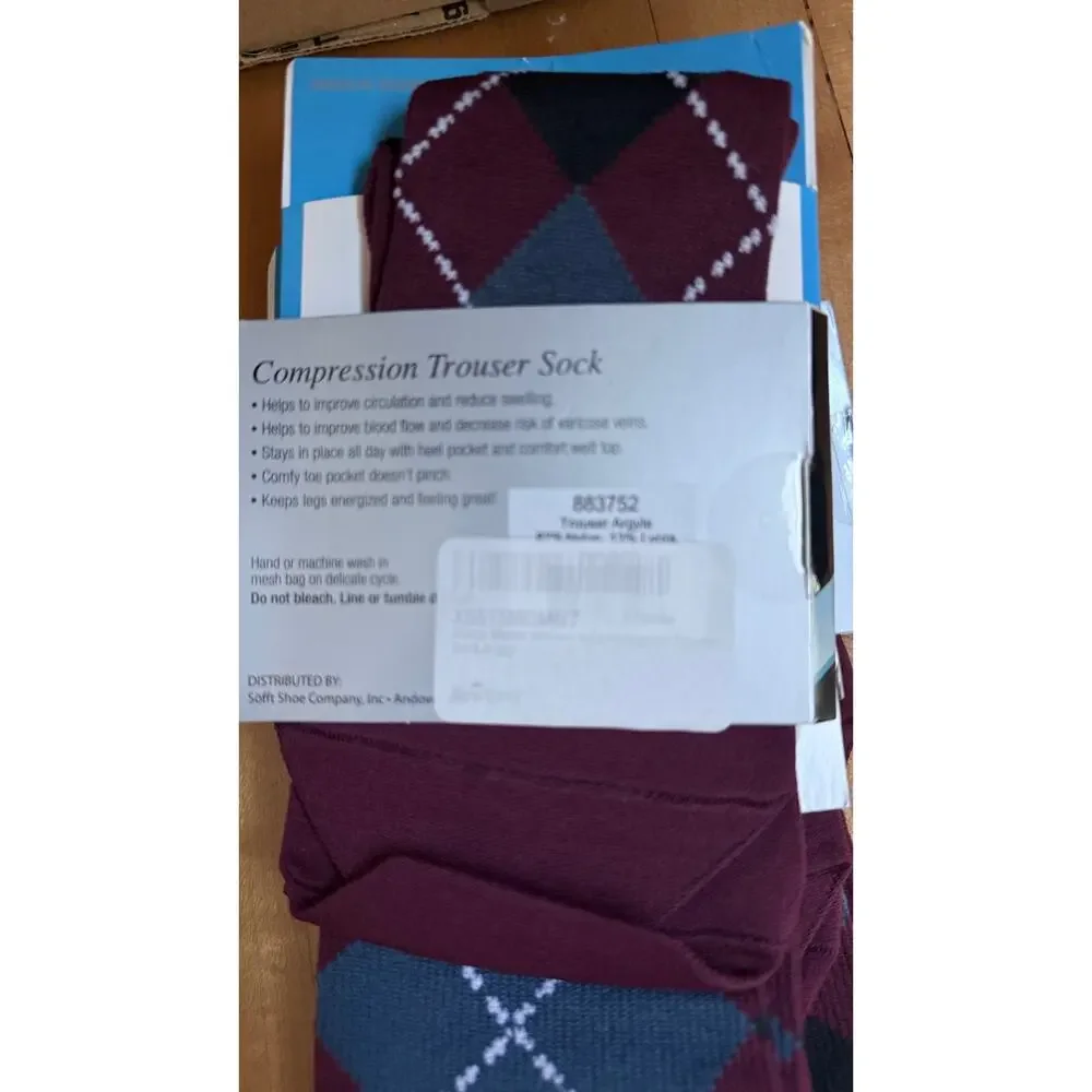 3-Nurse Mates 12–14 mmHg Graduated Compression Socks Women’s size 9-11 NWT